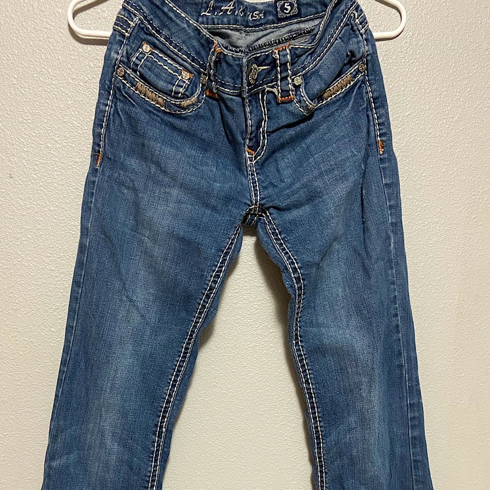 flared low rise jeans